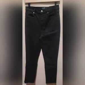 DSTLD Women's Black Straight Leg Jeans